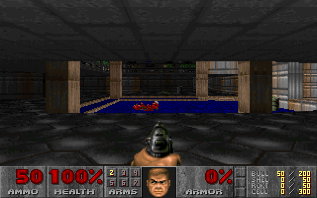 DOOM E1M1 rendered on DE0-Nano FPGA in 320x200 full resolution